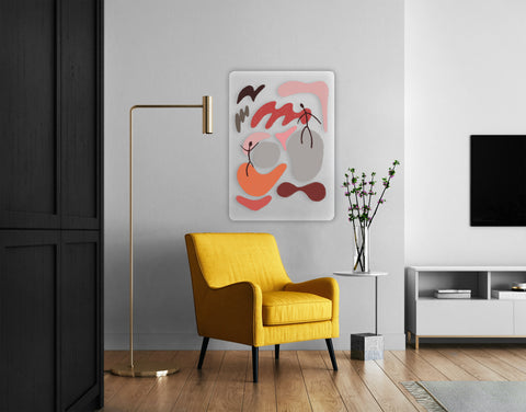 Abstract Dancing Acrylic Poster