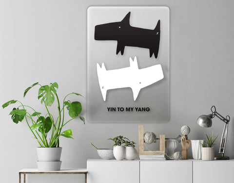 Yin Yang Acrylic Poster