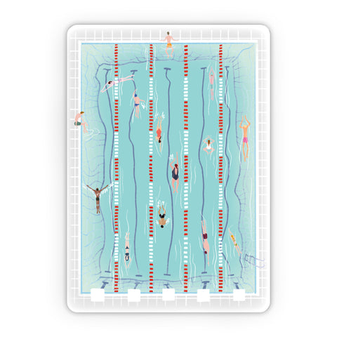 Pool Acrylic Poster