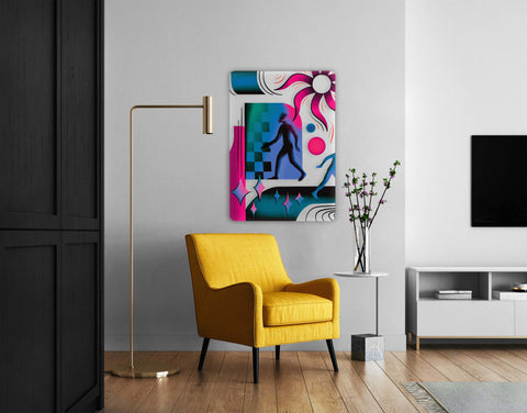 Break Up Acrylic Poster