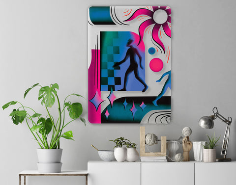 Break Up Acrylic Poster