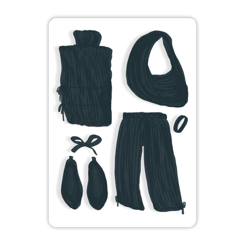 Clothing Acrylic Poster