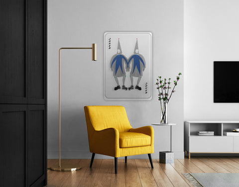 Clowns Acrylic Poster