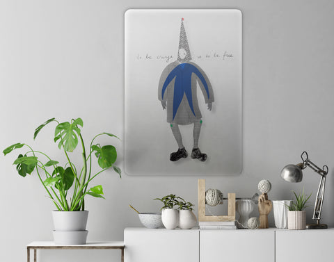 Clown Acrylic Poster