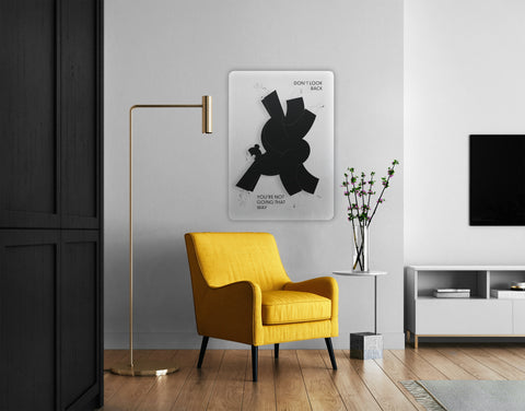 Don't Look Back Acrylic Poster
