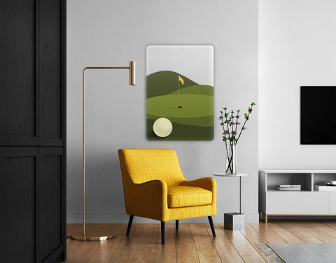 Golf Acrylic Poster