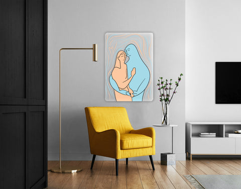 Hug Acrylic Poster