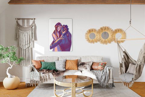Hug Acrylic Poster