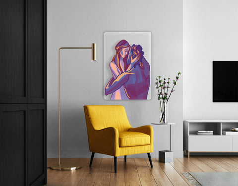 Hug Acrylic Poster