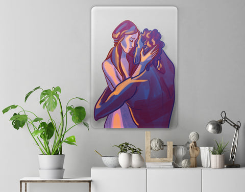 Hug Acrylic Poster