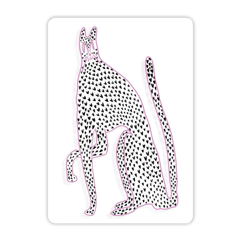Snow Leopard Acrylic Poster