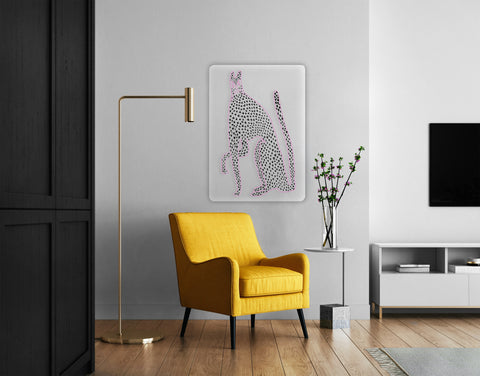 Snow Leopard Acrylic Poster