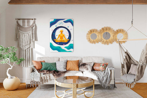 Meditation Universe Acrylic Poster