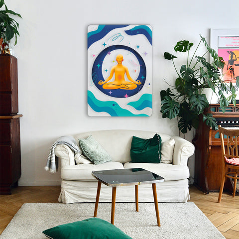 Meditation Universe Acrylic Poster