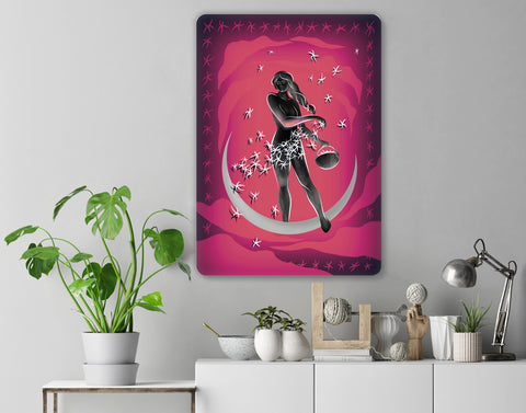 Moon Girl Acrylic Poster