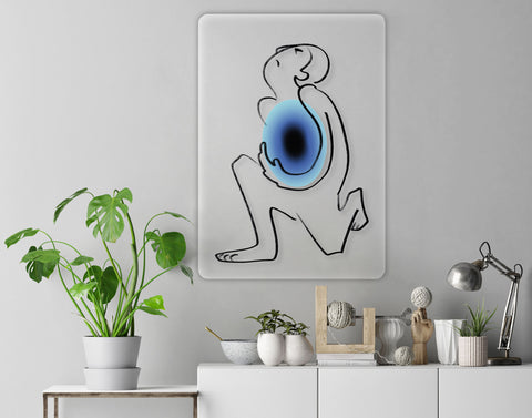 Breath Loop Acrylic Poster