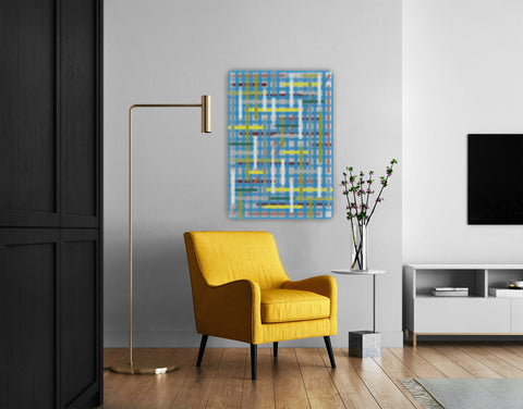 Weave Pattern Acrylic Poster