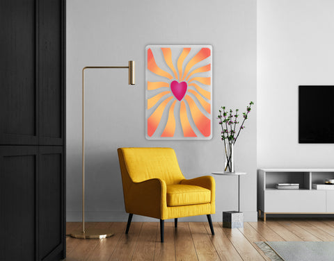 Heart Acrylic Poster