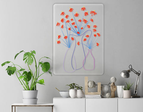 Bouquet of Flowers Acrylic Poster
