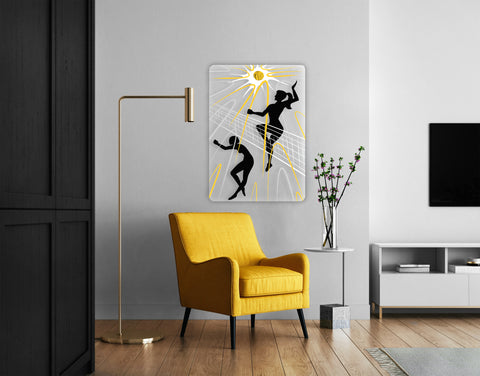 Volleyball Acrylic Poster