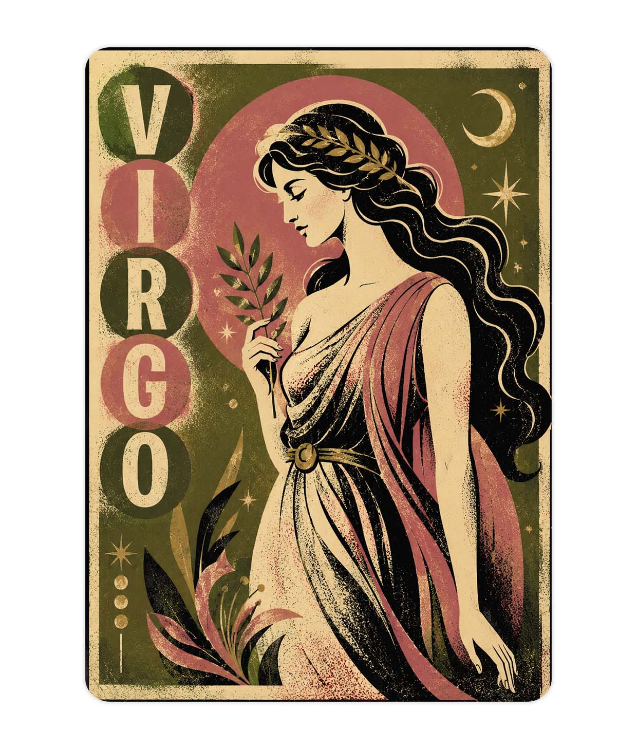 Virgo Acrylic Poster – The Artist Cave