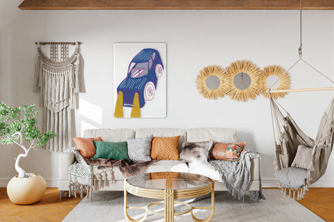 Wroom Acrylic Poster