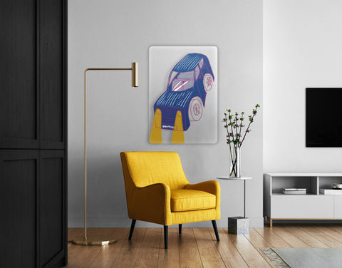 Wroom Acrylic Poster