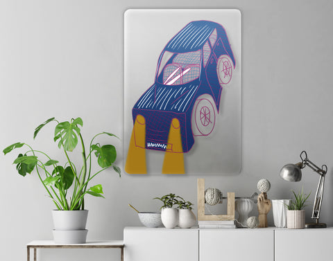 Wroom Acrylic Poster