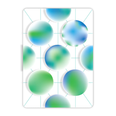 Bubbles Acrylic Poster
