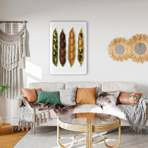 Colorful Beans Acrylic Poster