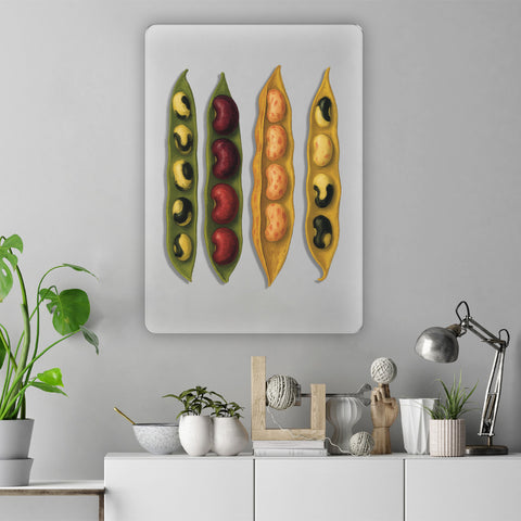 Colorful Beans Acrylic Poster