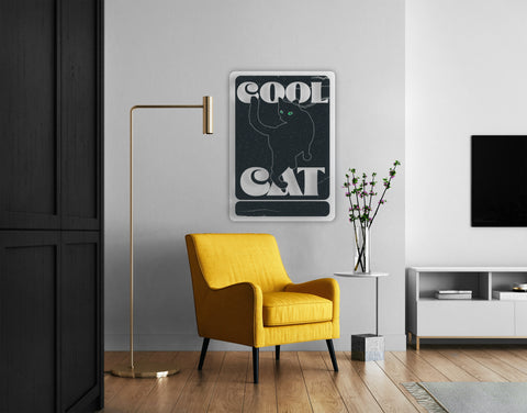 Cool Cat Acrylic Poster