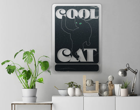 Cool Cat Acrylic Poster