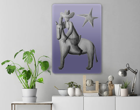 Cowgirl Acrylic Poster