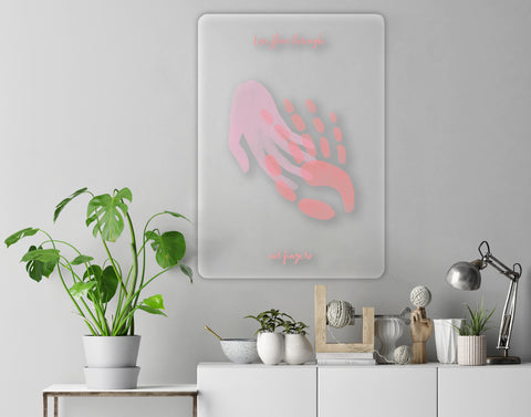 Fingers Acrylic Poster