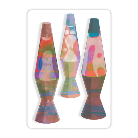 Lava Lamps Acrylic Poster