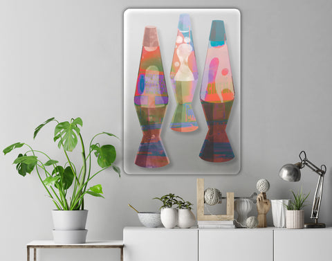 Lava Lamps Acrylic Poster