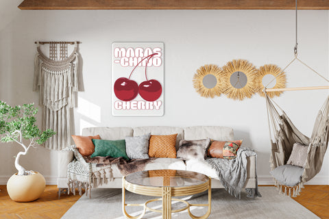 Maraschino Cherry Acrylic Poster