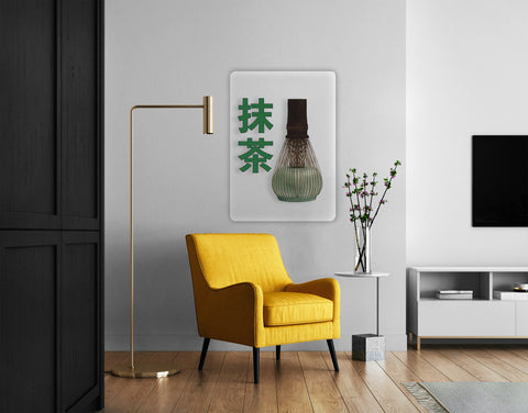 Matcha Whisk Acrylic Poster