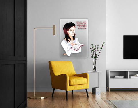 Reading Acrylic Poster