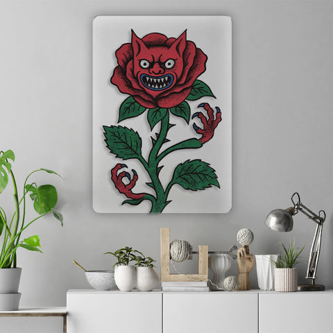 Sinister Rose Acrylic Poster