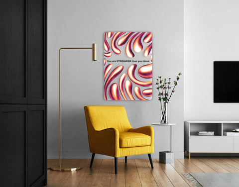 Stronger Acrylic Poster