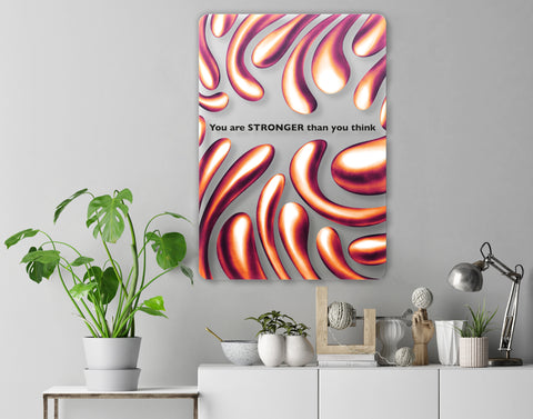 Stronger Acrylic Poster