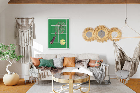Tennis Acrylic Poster