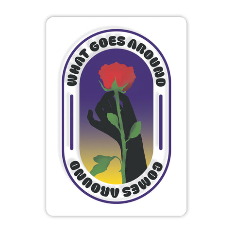 What Goes Around Acrylic Poster