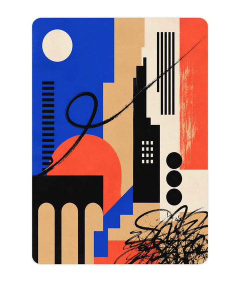 Abstract City Acrylic Poster