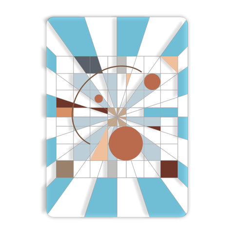 Abstract Shapes Acrylic Poster