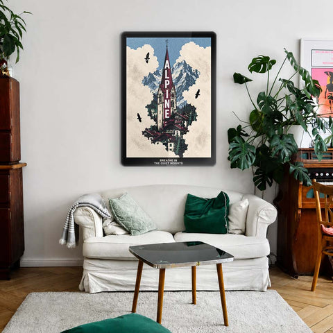 Alpine Acrylic Poster