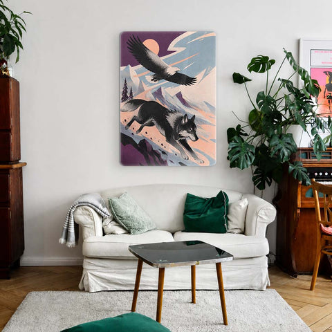 Alpine Pursuit Acrylic Poster