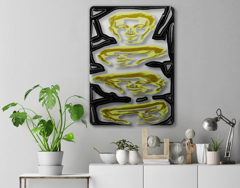 Me & Me Acrylic Poster